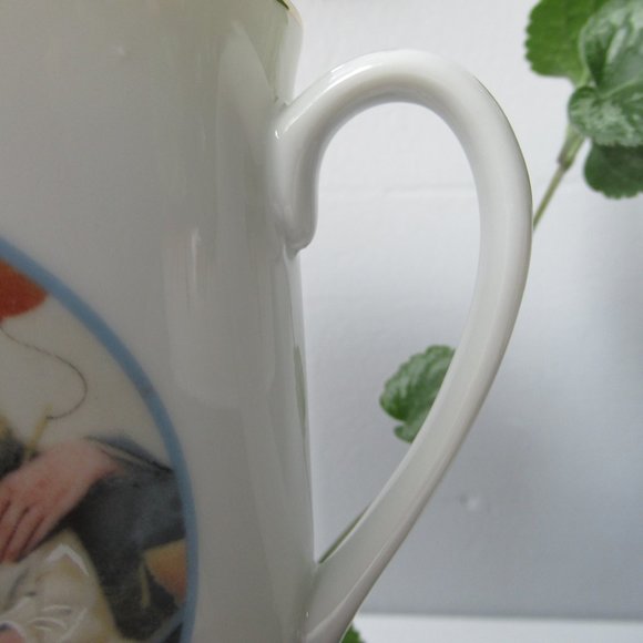 Porcelain Mug Norman Rockwell Collection "Long Wait" - Picture 6 of 11
